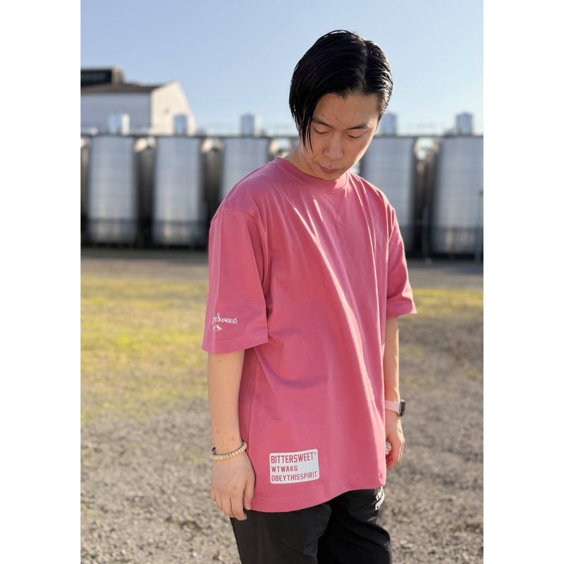 ピンクの服XL ONELOOP BIG Tee フラミンゴピンク LサイズXLサイズ | フィットネス