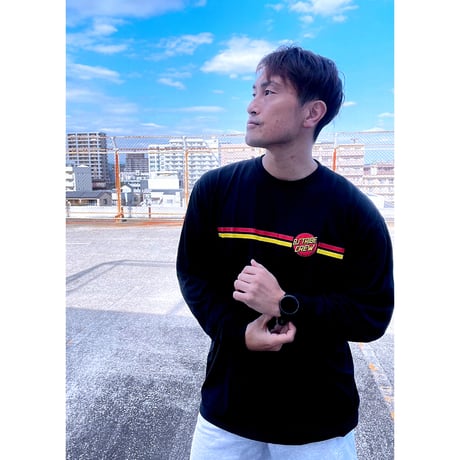 BSCRUZ CIRCLE LOGO DRY-POWER L/SL Tee　フォレストグリーン　MサイズLサイズXLサイズ