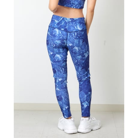 （CLAP）DENIM-POCKET LEGGINGS　インディゴ