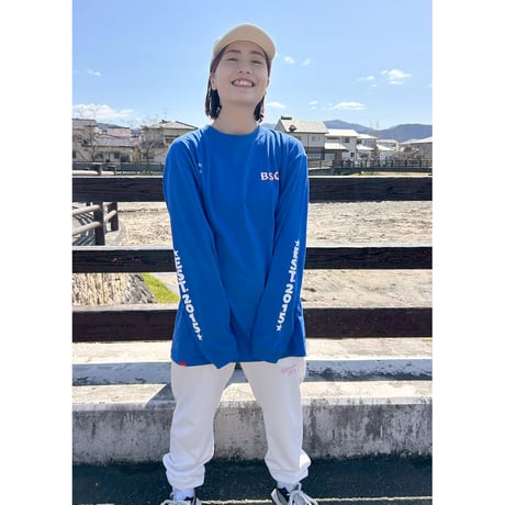 BSG CLUB L/SL Tee　ロイヤルブルー　LサイズXLサイズ