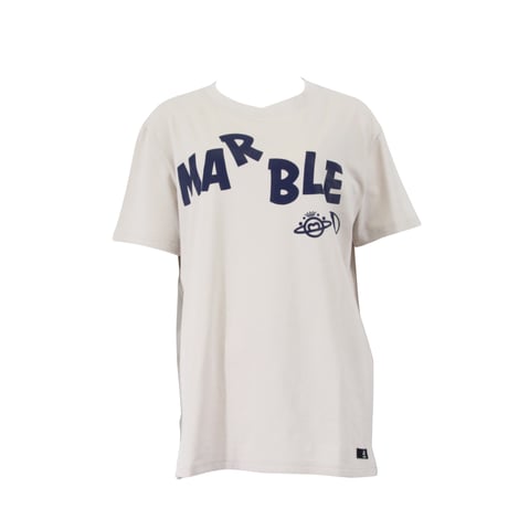 （Marble）U2602-102　Tシャツ　BEIGE　UNISEX M ・L ・XL