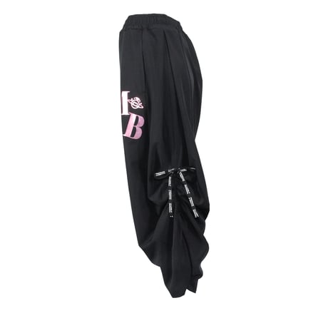 （Marble）L2603-607　タックワイドパンツ　BLACK　LADIES M・L