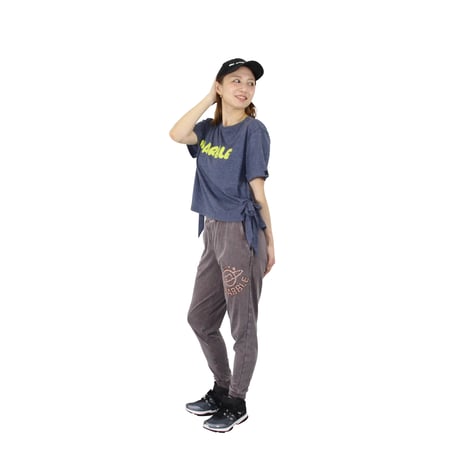 （Marble）U2601-605 デニム風スリムパンツ　BROWINDENIM　UNISEX M・ML・ L・XL