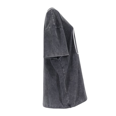 （Marble）U2603-102　デニム風BigT　BLACK　UNISEX M・L・XL