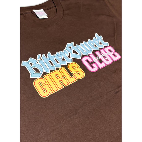 GIRLS CLUB BIG Tee　ダークブラウン　SサイズMサイズLサイズ