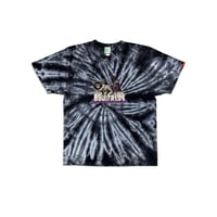 J.TRIBE LION SPIRAL Tie-Dye Tee　スパイラルブラック　LサイズXLサイズXXLサイズ