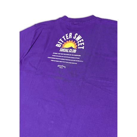 BS SOCIAL CLUB PREMIUM COMFORT Tee　パープル　LサイズXLサイズ