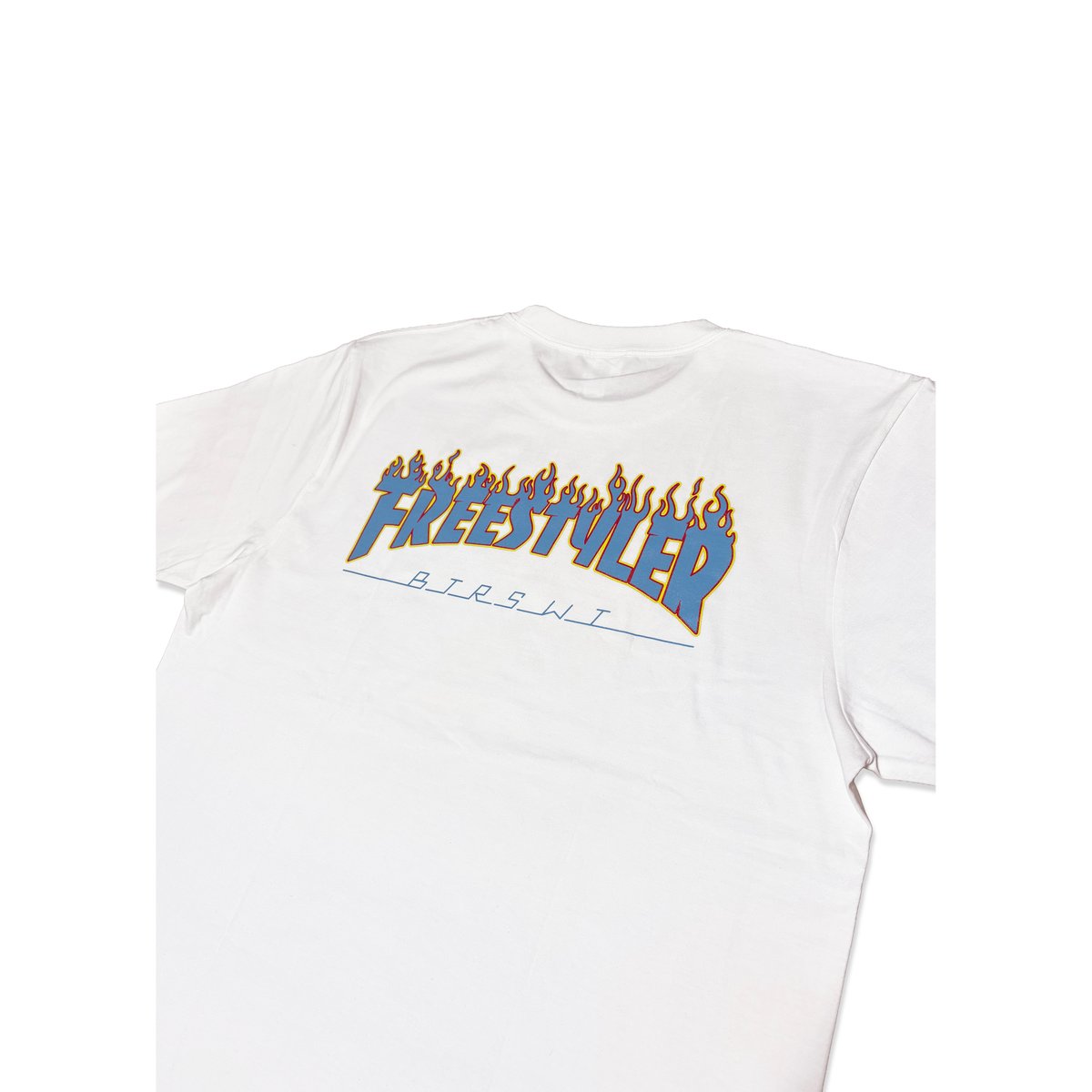 BABYL】WHITE FLAME TEE サイズL 【公式通販】