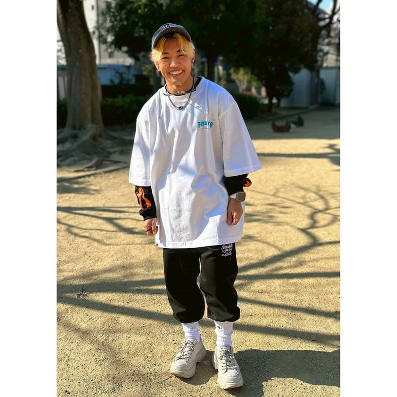 BABYL】WHITE FLAME TEE サイズL 【公式通販】