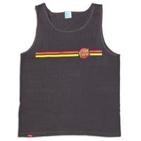 BSCRUZ CIRCLE LOGO GARMENT DYED TANK　ペッパーブラック　XLサイズ