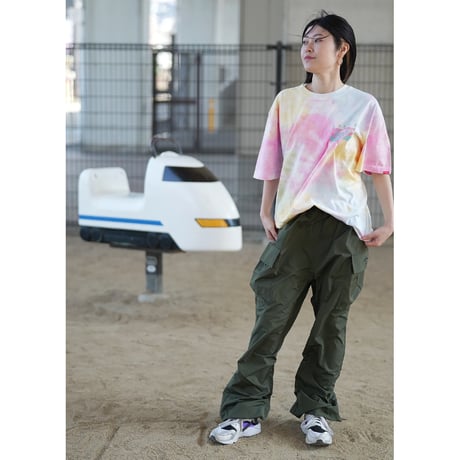 GIRLS PREMIUM POLYESTER CARGO PANTS　ARMY（アーミー）　SサイズMサイズLサイズ
