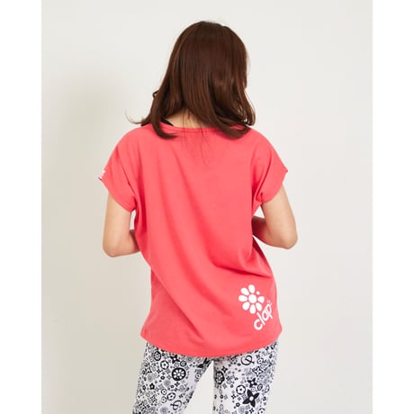 （CLAP）MONOGRAM-LOVE DOLMAN S　コーラルピンク