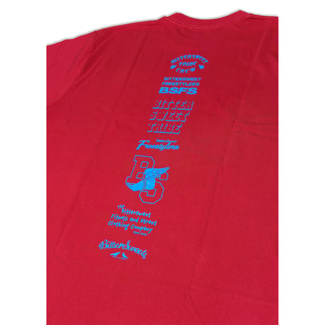 BS TRIBE CIRCLE LOGO PREMIUM COMFORT Tee　レッド　LサイズXLサイズ