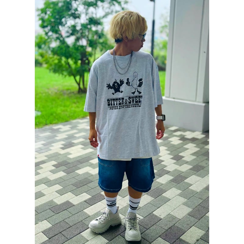 N.S.T.H. TRI-BLEND BIG Tee アッシュ MサイズLサイズXLサイズ |