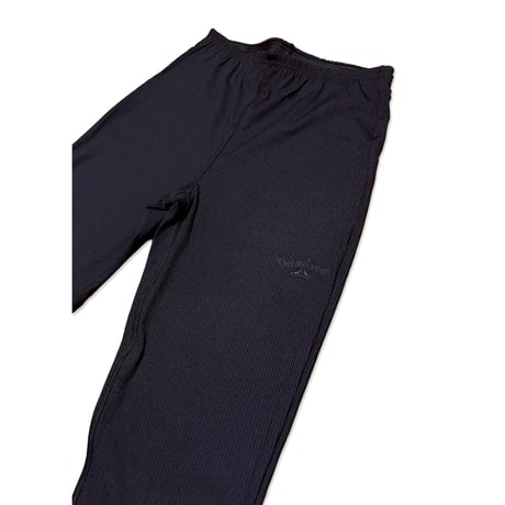 WORK OUT RIB FLARE LEGGINGS　BLACK（ブラック）　MサイズLサイズ