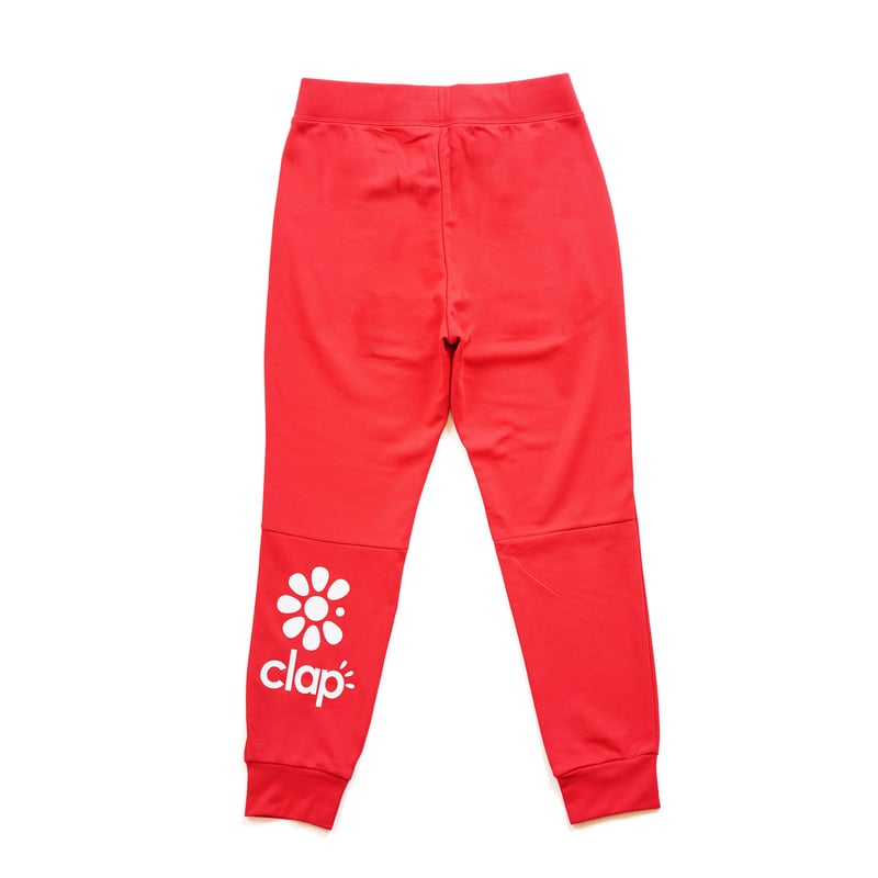 CLAP）CLABBIT Dry Sweat Pants レッド | フィットネスウェアショ