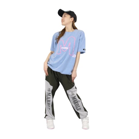 （Marble）U2603-102　デニム風BigT　BLUE　UNISEX M・L・XL