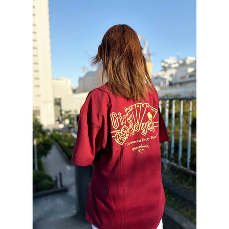 GIRLS ROYAL 5.9oz OPEN-ENDED Tee　ココアブラウン　MサイズLサイズXLサイズ