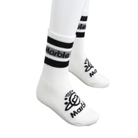 （Marble）SOX-2606-01 Marble SOCKS　オフホワイト　23㎝～25㎝　25㎝～27㎝