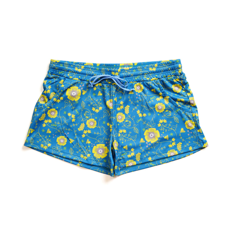 CLAP）Flower clap SHORTS アップルグリーン | フィットネスウェアショ...