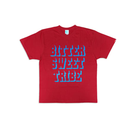 BS TRIBE CIRCLE LOGO PREMIUM COMFORT Tee　レッド　LサイズXLサイズ