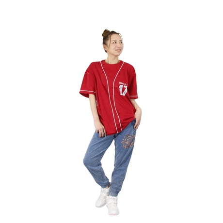 （Marble）U2601-605 デニム風スリムパンツ　TURQUOISEDENIM　UNISEX M・ML・ L・XL