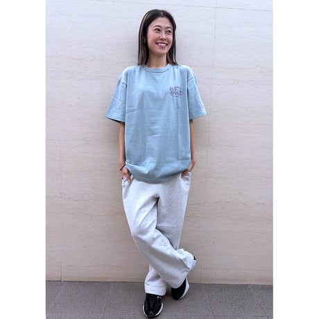 BSG LOGO RELAX-FIT STRAIGHT SWEAT PANTS　ブラック　SサイズMサイズ