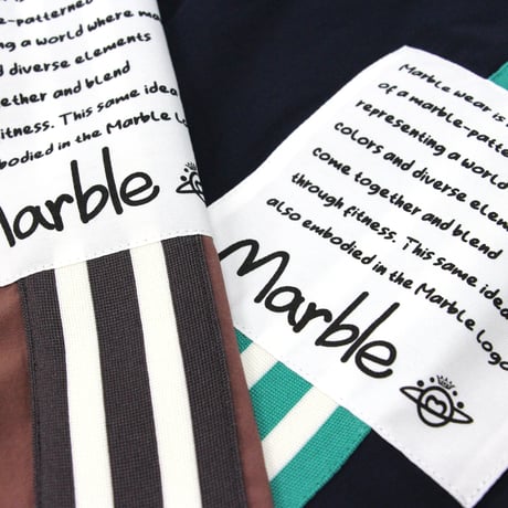 （Marble）U2609-604　ワイドロングパンツ　BROWN　UNISEX  M ・L ・XL