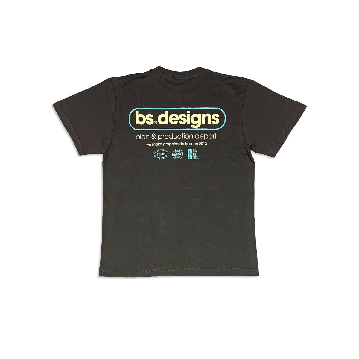 BS®︎ DESIGNS LOGO Tee ヘイジーブラック LサイズXLサイズXXLサイズ