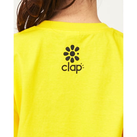 （CLAP）HEART CLAP LIMESTONE TEE　イエロー