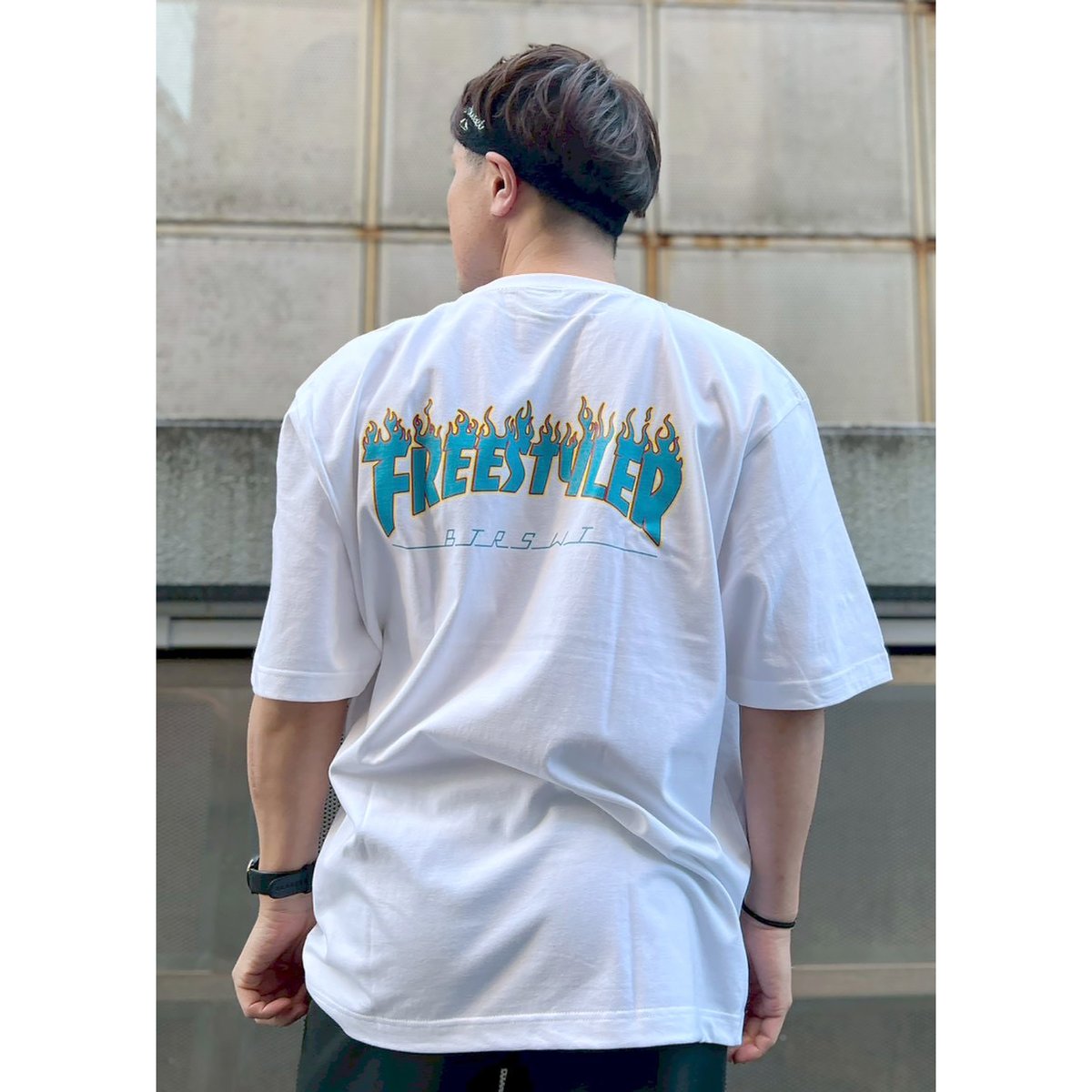 新品 XXLサイズ WHITE FLAME Tシャツ BABYL BABYL】WHITE FLAME TEE サイズL 【公式通販】