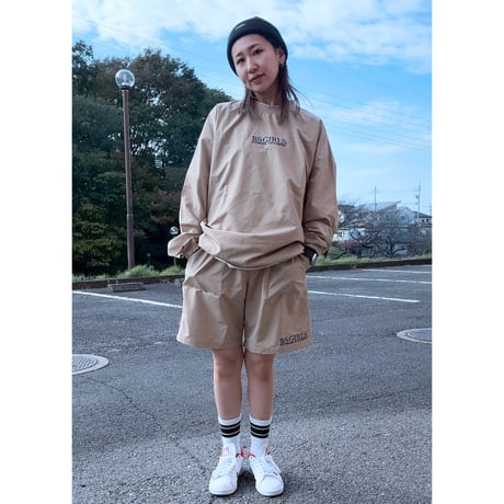 BSG ACADEMY PREMIUM POLYESTER PULLOVER　ベージュ　（ワンサイズ）