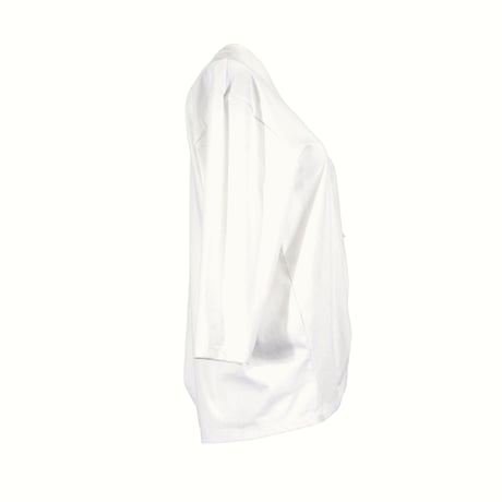（Marble）L2511-104 7分袖丈Tシャツ WHITE　LADIES F