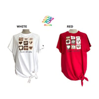 （Marble催事限定商品セール）SL2604-103　ノットT　WHITE　RED　LADIES F