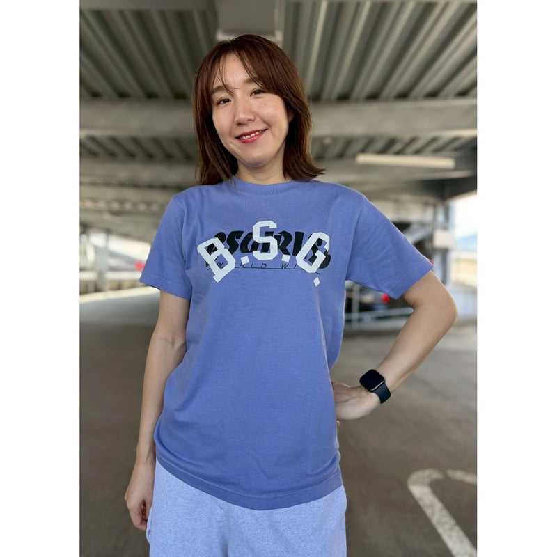 バレンシアガミュージアム限定TシャツXS（レディースMサイズ） BALENCIAGA (バレンシアガ) バックロゴ刺繍 クルーネック 半袖 T