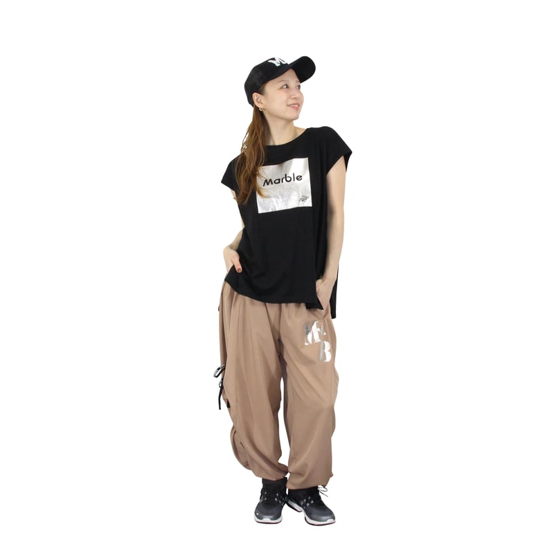 Marble）L2603-103 オーバーフレンチT BLACK LADIES F | フィ