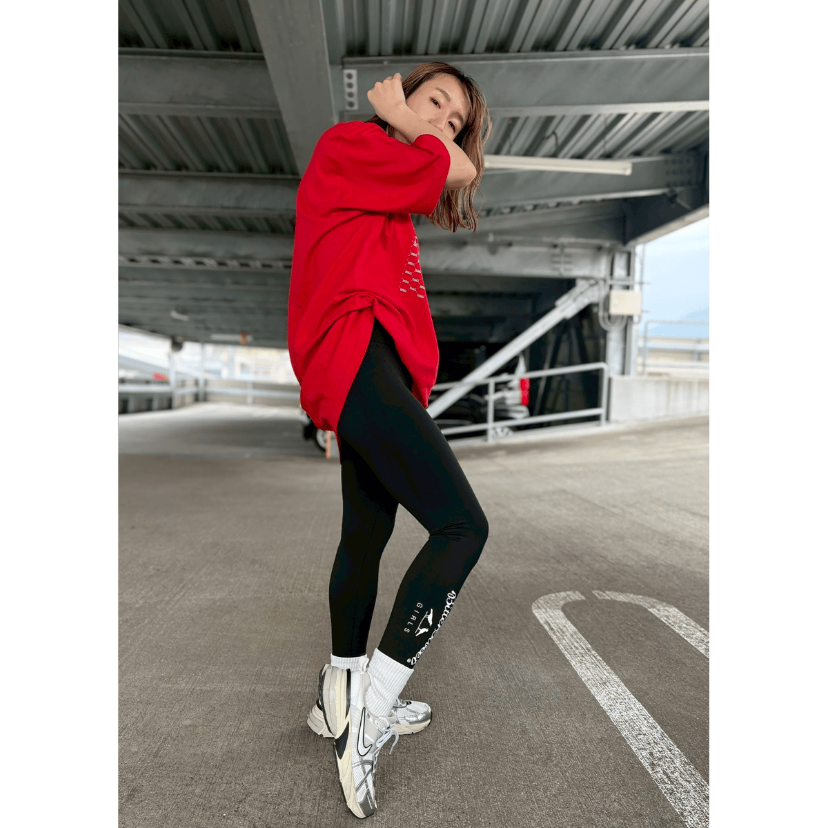 HIGH GAUGE ANKLE LEGGINGS ブラック MサイズLサイズ HIGH GAUGE ANKLE LEGGINGS ブラック MサイズLサイズ