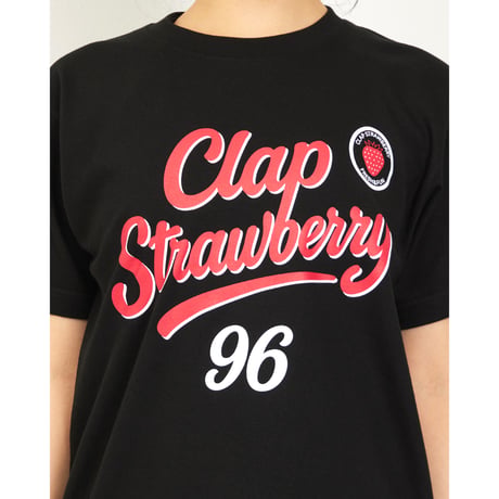 （CLAP）CLAP STRAWBERRY　TEE 　ブラック　Mサイズ