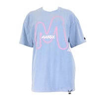 （Marble）U2603-102　デニム風BigT　BLUE　UNISEX M・L・XL