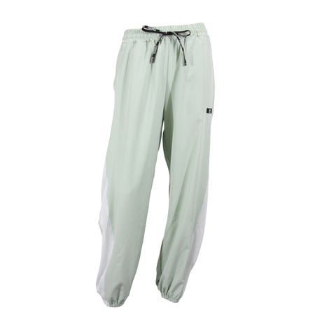 （Marble）L2606-606　切替メッシュ付きロングパンツ　LIGHTGREEN　LADIESM ・L