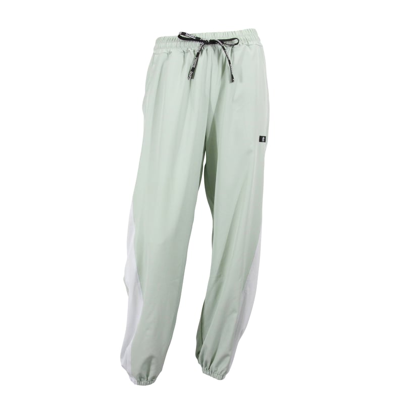 Marble）L2606-606 切替メッシュ付きロングパンツ LIGHTGREEN LAD