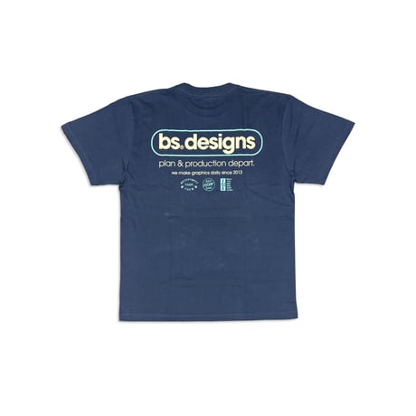 BS®︎ DESIGNS LOGO Tee　ヘイジーネイビー　LサイズXLサイズXXLサイズ