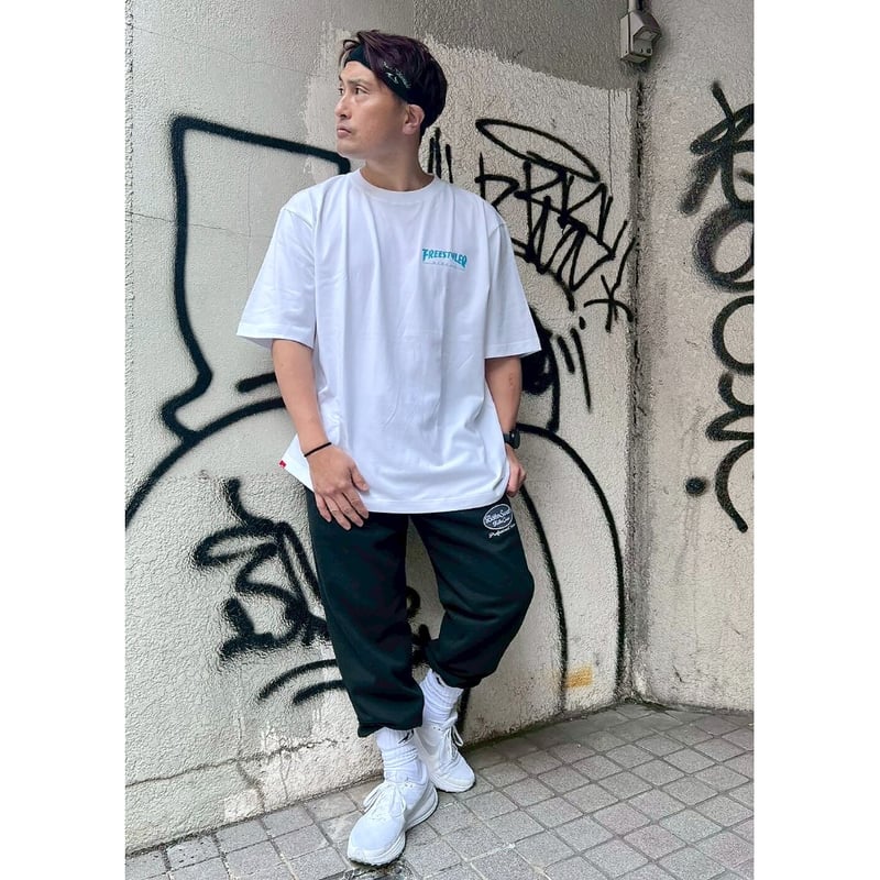 BS FREESTYLERS FLAME LOGO BIG Tee ホワイト XLサイズ |