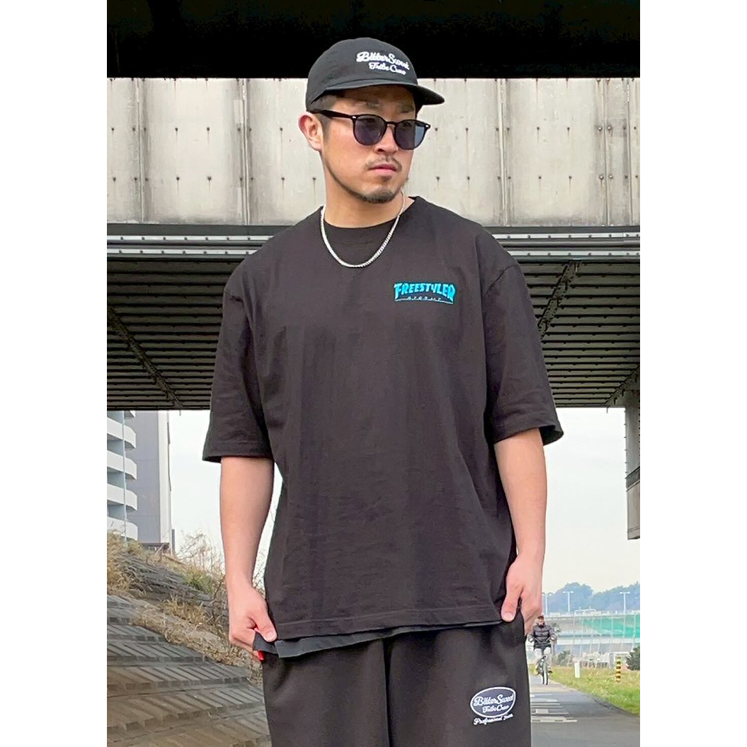 BS FREESTYLERS FLAME LOGO BIG Tee ブラック XLサイズ |