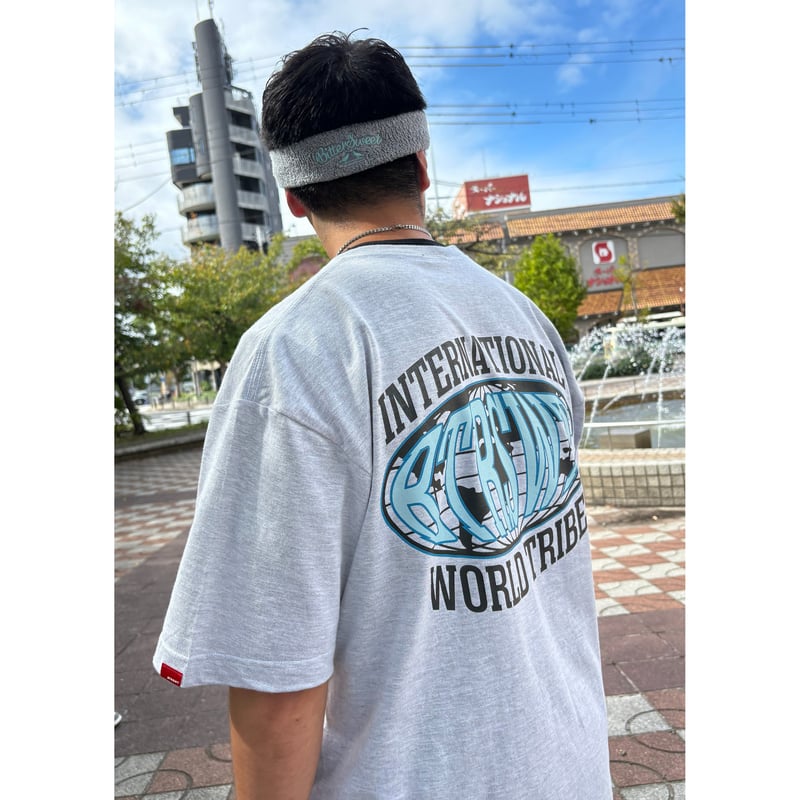 BABYL 123! THUNDER! TEE (XL) アジア限定 INTERNATIONAL WORLD TRIBE Tee アッシュ LサイズXLサイズ |