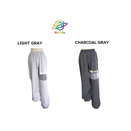 （Marble催事限定商品セール）SL2604-606　メッシュ入ロングパンツ　LIGHT GRAY　CHARCOAL GRAY　LADIES M ・L