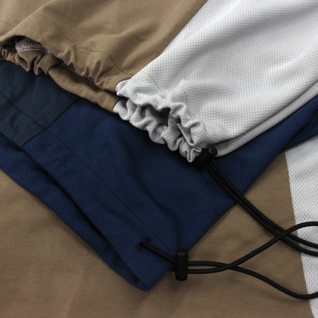 （Marble）L2606-202　異素材切替ドルマンT　NAVY　LADIES F
