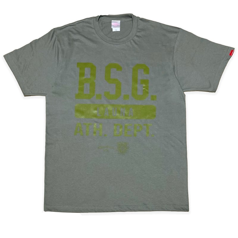 BSG ATHLETIC DEPT. BIG Tee モスグレー XLサイズ（ワンサイズ） |