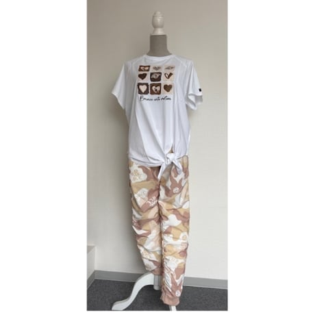 （Marble催事限定商品セール）SL2604-103　ノットT　WHITE　RED　LADIES F