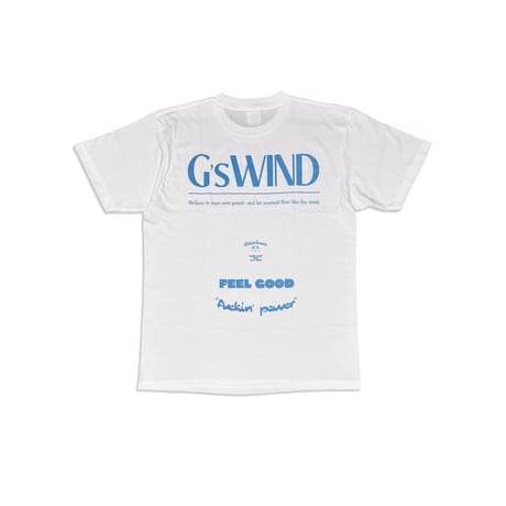 G's WIND Tee　ホワイト　MサイズLサイズ